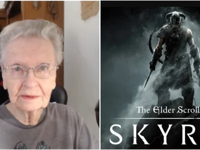 Grandma Skyrim pensiun main game ‘The Elder Scroll V: Skyrim’ (Foto: YouTube/Shirley Curry, Dok. IGN)
