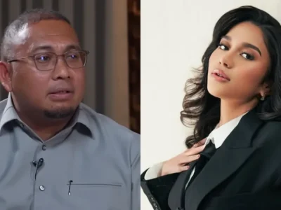 Andre Rosiade bela Azizah Salsha yang kena cancel culture. Foto: Dok. YouTube Richard Lee, Instagram @azizahsalsha_