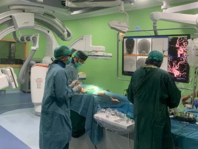 ANEURISMA: Angiografi biplane di RSUD Soetomo. Foto : Dok pri