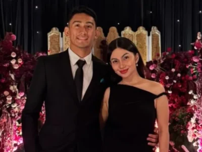 Pasangan selebriti Ariel Tatum dan Daffa Wardhana. Foto: Dok. Instagram @daffawardhana