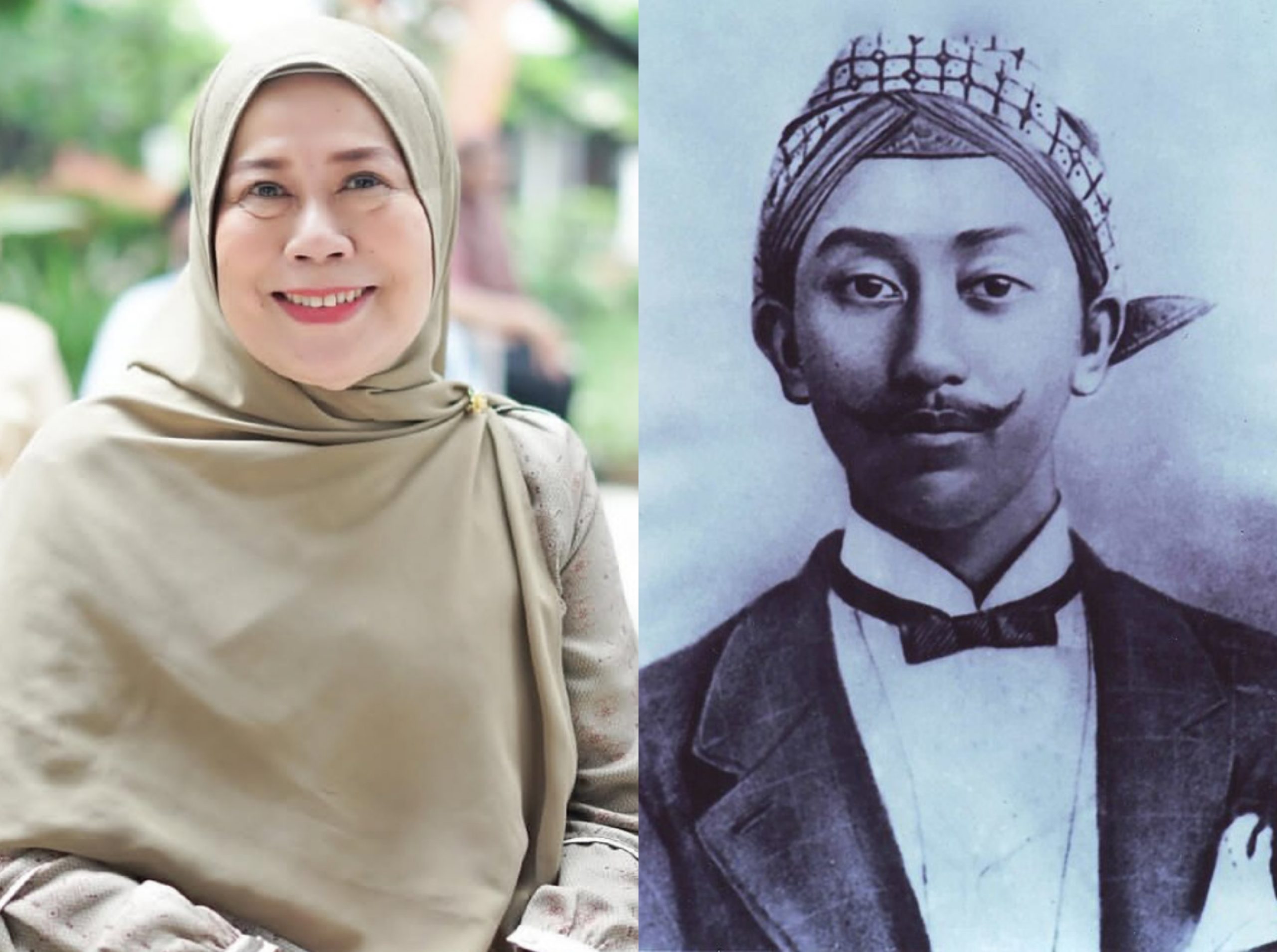 Dewi Yull dan RM Djokomono Tirto Adhi Soerjo. Foto: Dok. Instagram @dewiyullofficial