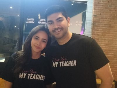 Dianda Sabrina dan Gandhi Fernando terjebak cinta terlarang di film 'I Love You My Teacher'. (Foto: Yanuar/Nyata)
