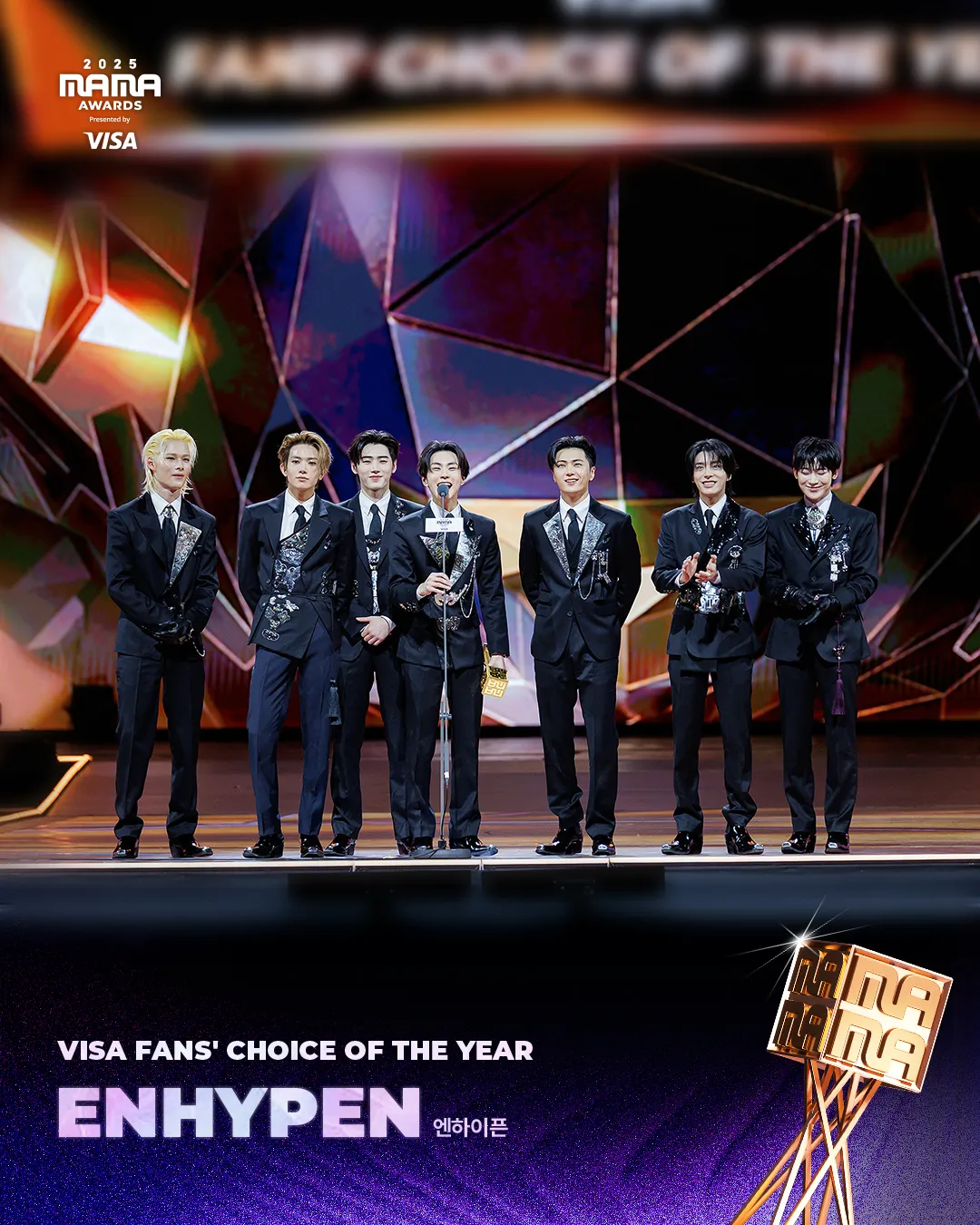 ENHYPEN bawa pulang daesang. Foto: Dok. Mnet