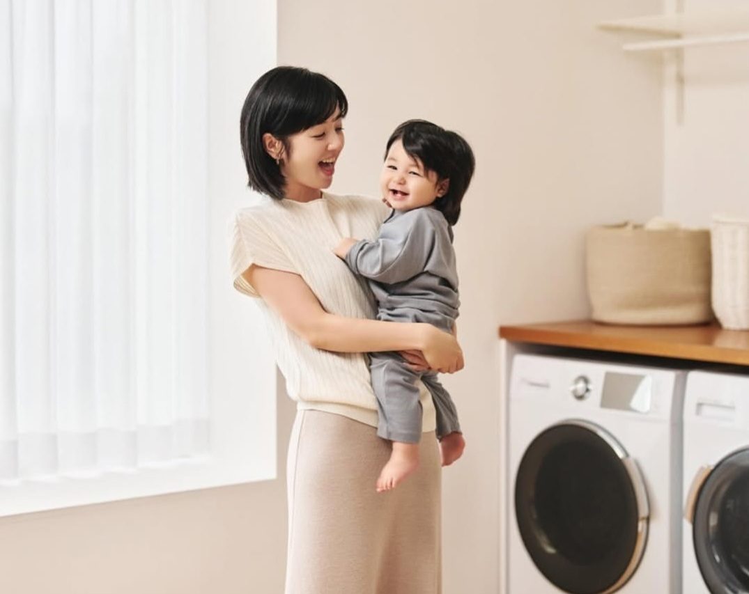 Haru dan ibunya menjadi bintang iklan. Foto: Dok. Instagram @hiraisaya9988