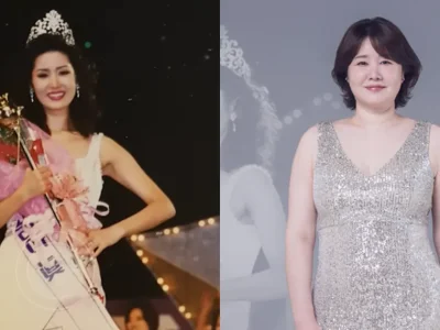 Potret dulu vs sekarang Kim Ji Yeon, aktris sekaligus Miss Korea 1997. Foto: Dok. Instagram @juvisdiet