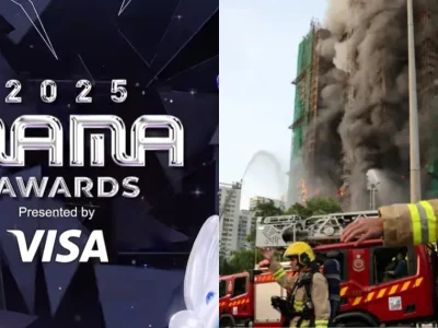 MAMA Awards 2025 terancam batal karena kebakaran apartemen di Hong Kong. Foto: Dok. Mnet, Reuters