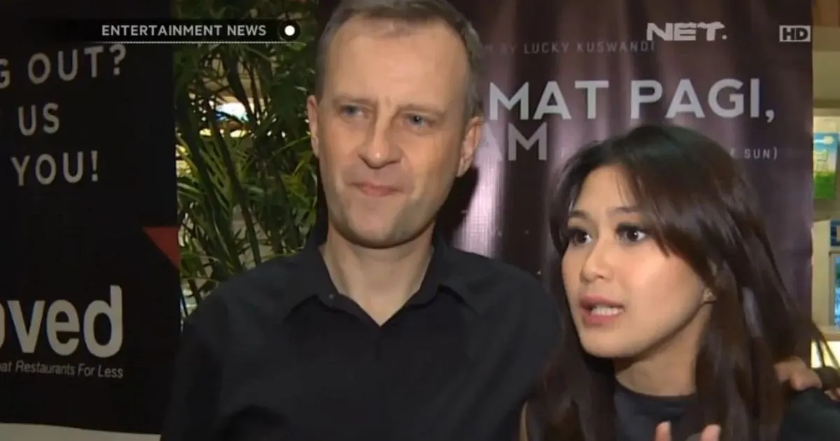 Marissa Anita dan Andrew Trigg. Foto : Youtube/MDTV Entertaiment News