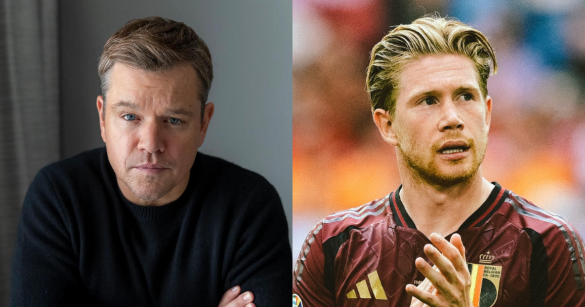  Dok. Instagram @matt_damon_official, @kevindebruyne