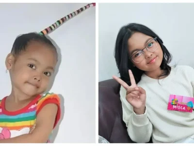 Misca Mancung dulu dan sekarang. Foto : Instagram/misca_fortuna.mancung