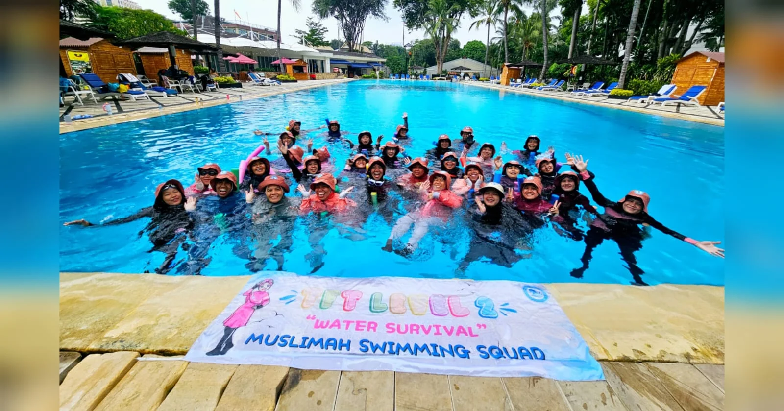 Muslimah Swimming Squad: Komunitas Renang Gratis Khusus Perempuan