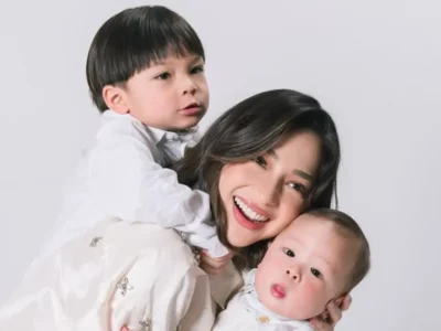 Nikita Willy dan dua anaknya. Foto: Dok. Instagram @nikitawillyofficial94