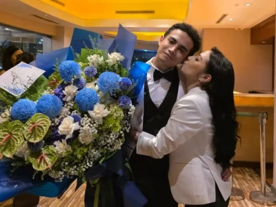 Dukungan Prilly Latuconsina ke kekasihnya, Omara Estghlal. (Foto: Instagram @prillylatuconsina96)