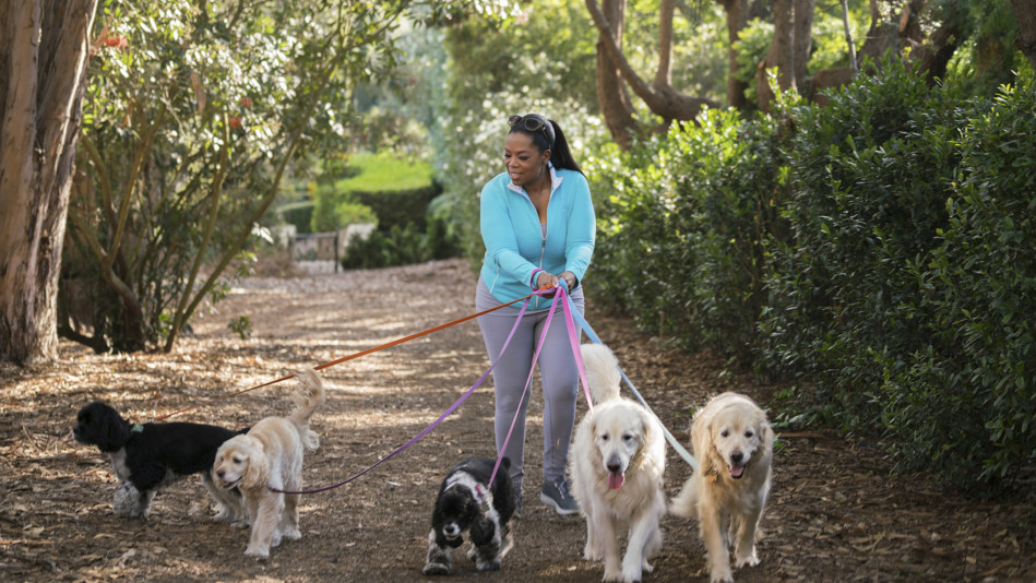 Oprah bersama anjing-anjingnya. Foto: Dok. Website Oprah