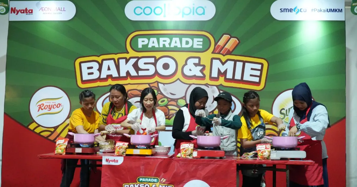 Parade Bakso dan Mie By Nyata: Dihadiri Pejabat, Dimeriahkan Akrobatik
