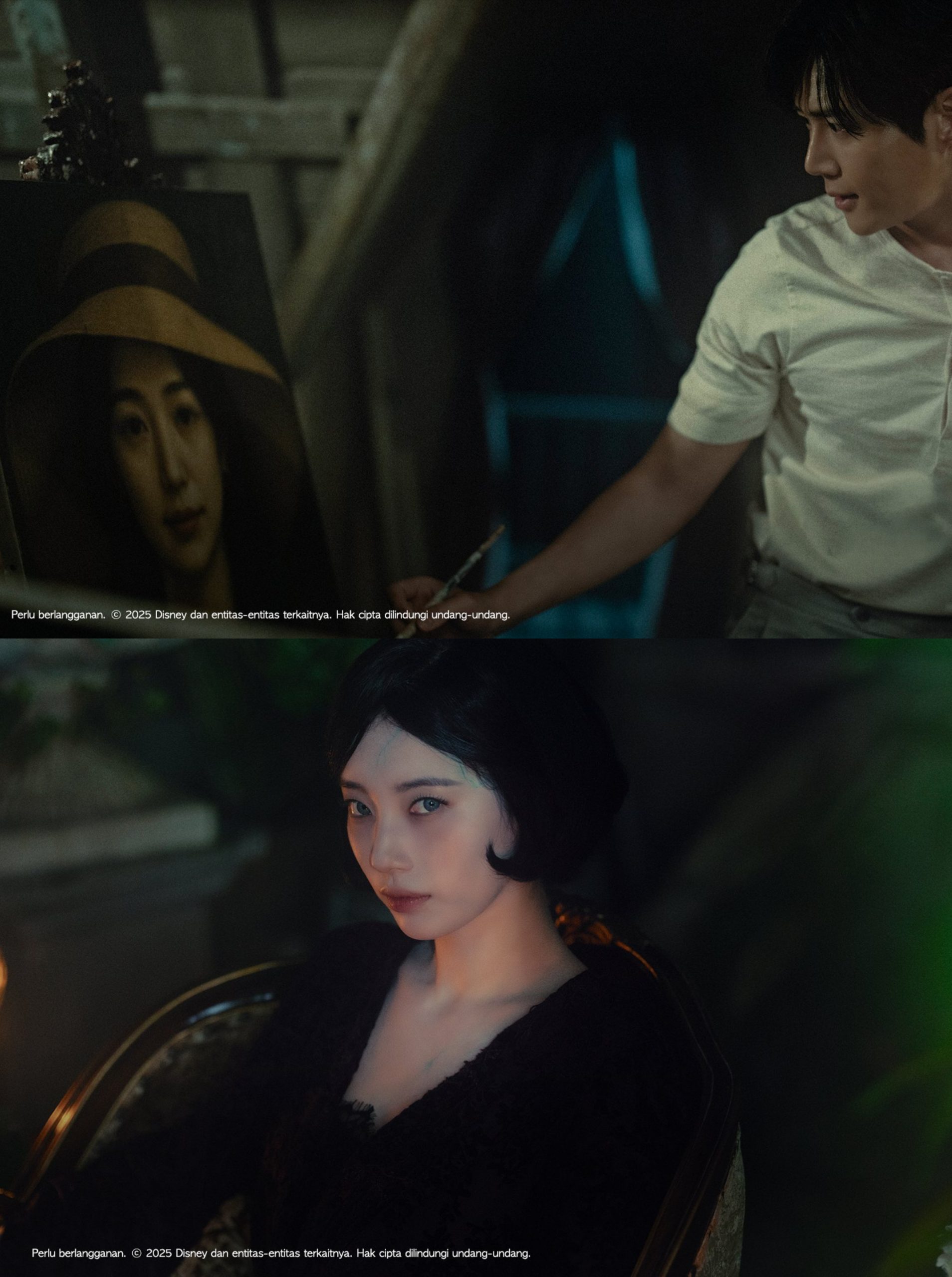 Still cut Suzy dan Kim Seon Ho di drakor 'Portraits Of Delusion'. Foto: Dok. Disney Plus