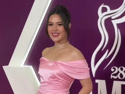 Raisa di red capret AMI Awards 2025. Foto: Dok. Instagram @vagueskin