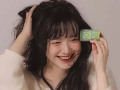 Aktris Goo Hye Sun menciptakan inovasi roll rambut. Foto: Dok. Instagram @kookoo900