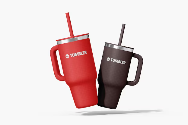 Tumbler yang dilengkapi sedotan. Foto: Dok. Freepik