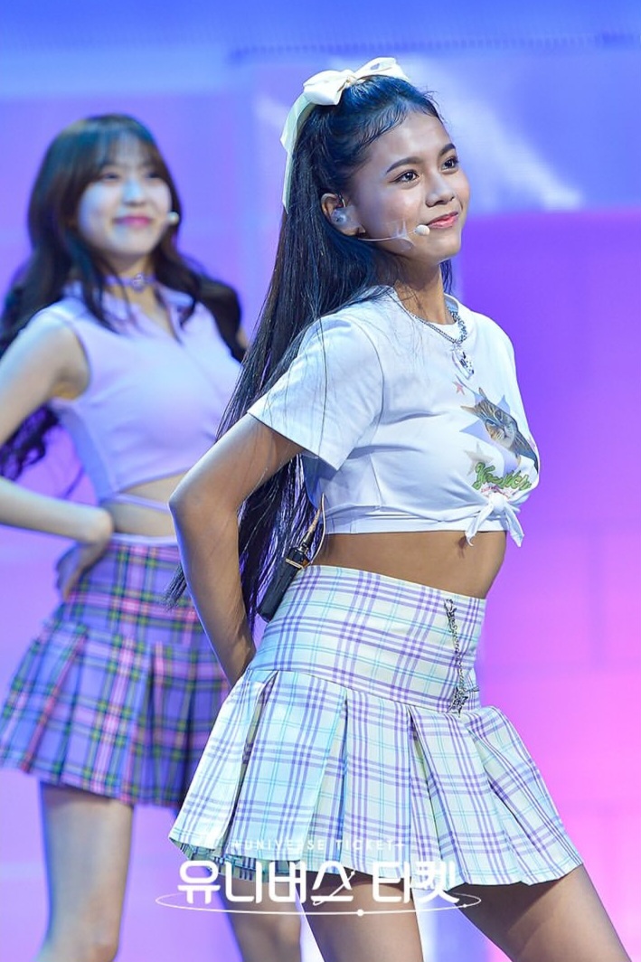 Proporsi tubuh Vanesya saat di Universe Ticket. Foto: Dok. Instagram @sbs_ballad_official