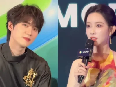 Zhou Yiran dan Meng Ziyi di Indonesia. Foto: Dok. Instagram @wetvindonesia