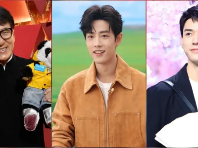 Aktor China terkaya, ada Jackie Chan (kiri). (Foto: X/CGTNOfficial, XiaoZhan_OFC, mochibuns)