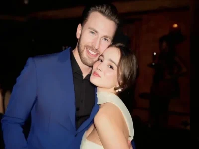 Chris Evans dan Alba Baptista (Foto: Instagram/teamevans)