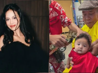 Erika Carlina rayakan Hari Ayah dengan anak dan orangtua (Foto: Instagram/eri.carl)