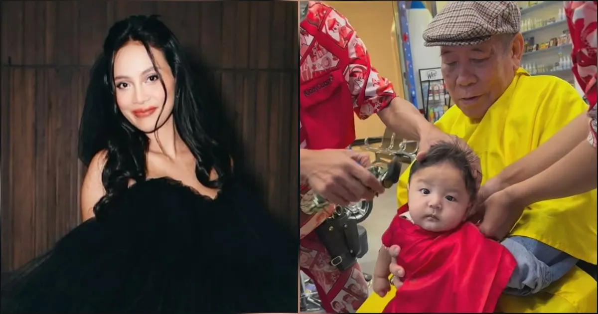 Di Hari Ayah, Anak Erika Carlina Potong Rambut Ditemani Kakek