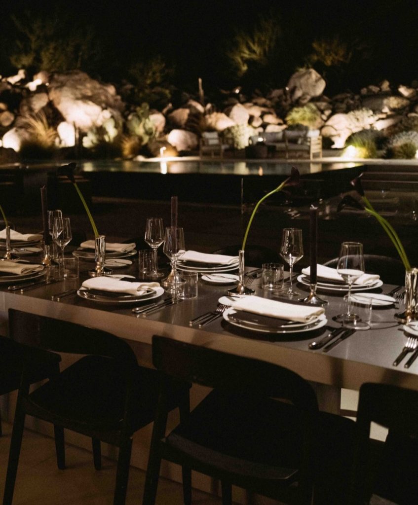 Fine dining di California (Foto: Instagram/rhode)