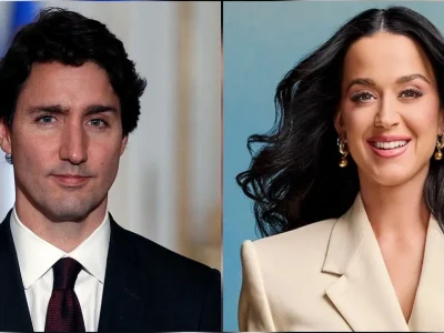 Justin Trudeau dan Katy Perry (Foto: X/PopCrave)