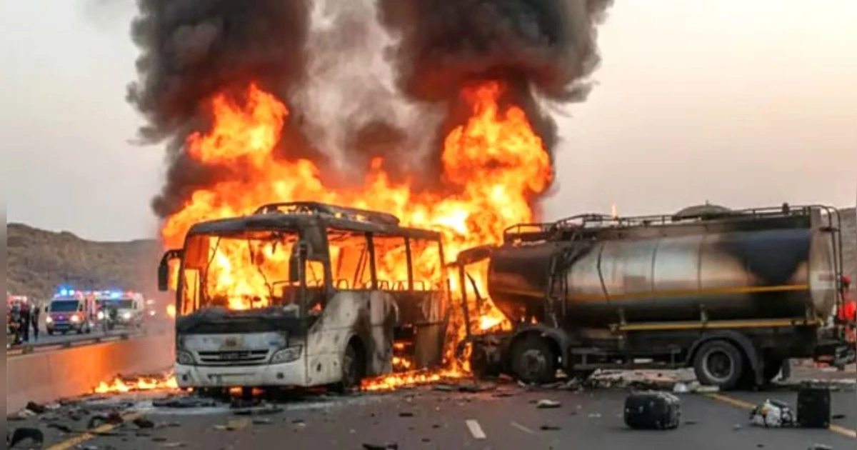 Kecelakaan Bus Jamaah Umrah India di Dekat Madinah: 45 Tewas, 1 Selamat