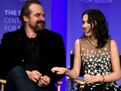 David Harbour dan Millie Bobby Brown (Foto: Dok. Getty Images)