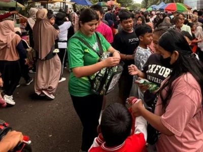 Promosi Sunlight di Car Free Day (CFD) Bintaro. Foto : Dok Nyata