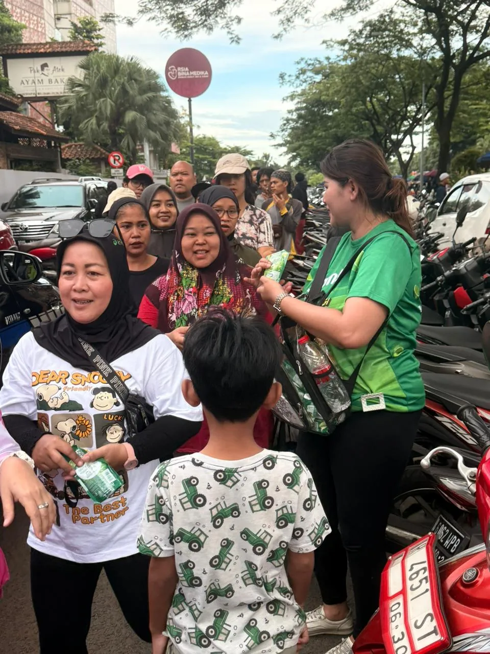 Promosi Sunlight di Car Free Day (CFD) Bintaro. Foto : Dok Nyata