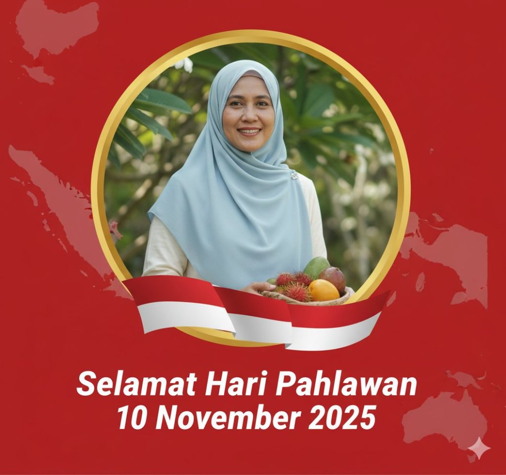 Twibbon tema merah putih (Foto: Dok. Gemini AI)