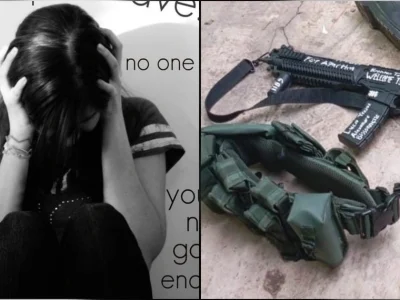 Ledakan di SMAN 72 Kelapa Gading Jakarta Utara diduga dilakukan oleh korban bullying (Ilustrasi: Pinterest/Tess Wilbe, Dok. Istimewa)