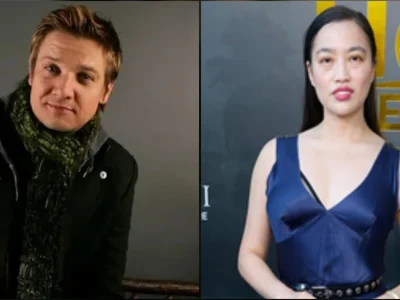 Jeremy Renner dan Yi Zhou (Foto: Dok. Getty Images)