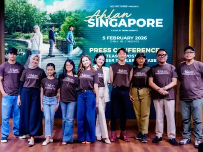 Ahlan Singapore, film terbaru MD Pictures. (Foto: Naomi/Nyata)