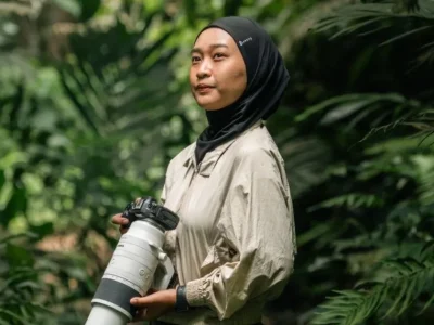 Anya Cahyara menekuni dunia fotografer hewan karena putus cinta. Foto: Dok. Pri
