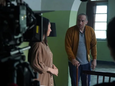 Mengenang almarhum Gary Iskak saat syuting film terakhir. (Foto: Istimewa)