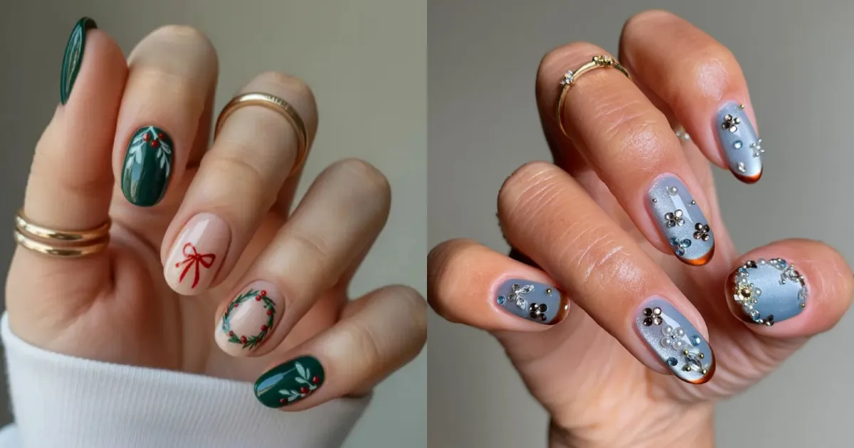 6 Ide Desain Nail Art Elegan Untuk Tampil Maksimal di Hari Natal
