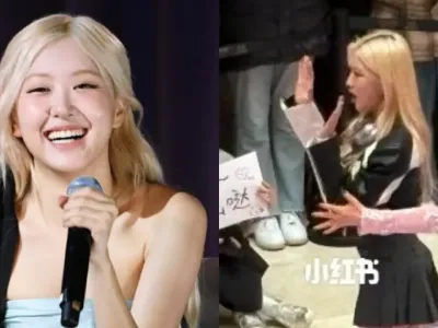 Influencer China, Daisy berdandan mirip Rose BLACKPINK. Foto: Dok. X @likesrosies