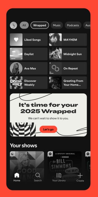 Klik 'Let's Go' untuk memulai Spotify Wrapped. Foto: Dok Spotify