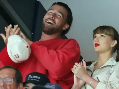 Taylor Swift dan Travis Kelce. Foto : Getty Images