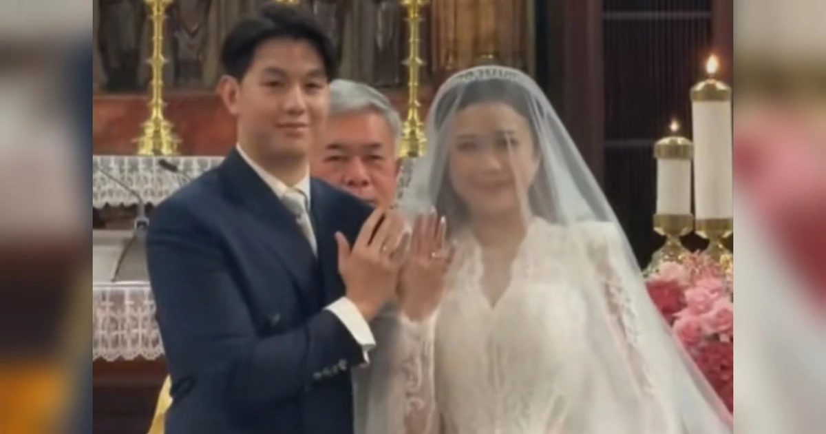 Brisia Jodie dan Jonathan Alden Ucapkan Ikrar Janji Suci di Gereja Katedral