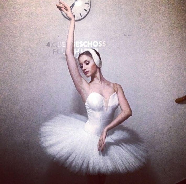 Luana Lopes Lara saat menjadi balerina (Foto: Dok. Pribadi)