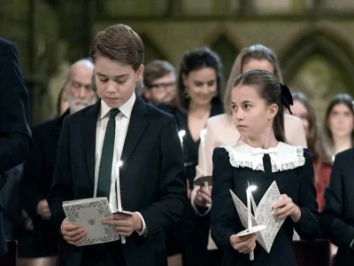 Dua anak tertua Pangeran William, Pangeran George dan Putri Charlotte (Foto: Dok. Getty Images)